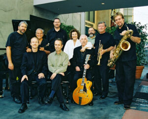 The band in Hollywood for a Jazz Salute to Frank Sinatra